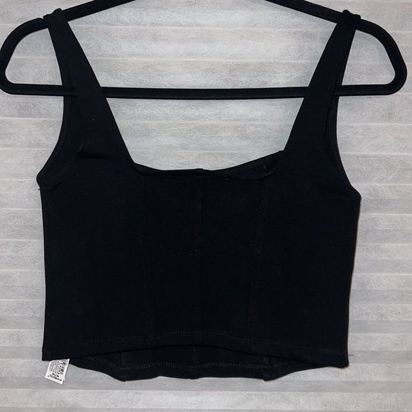 Zara structured crop top NWT - Picture 4 of 4